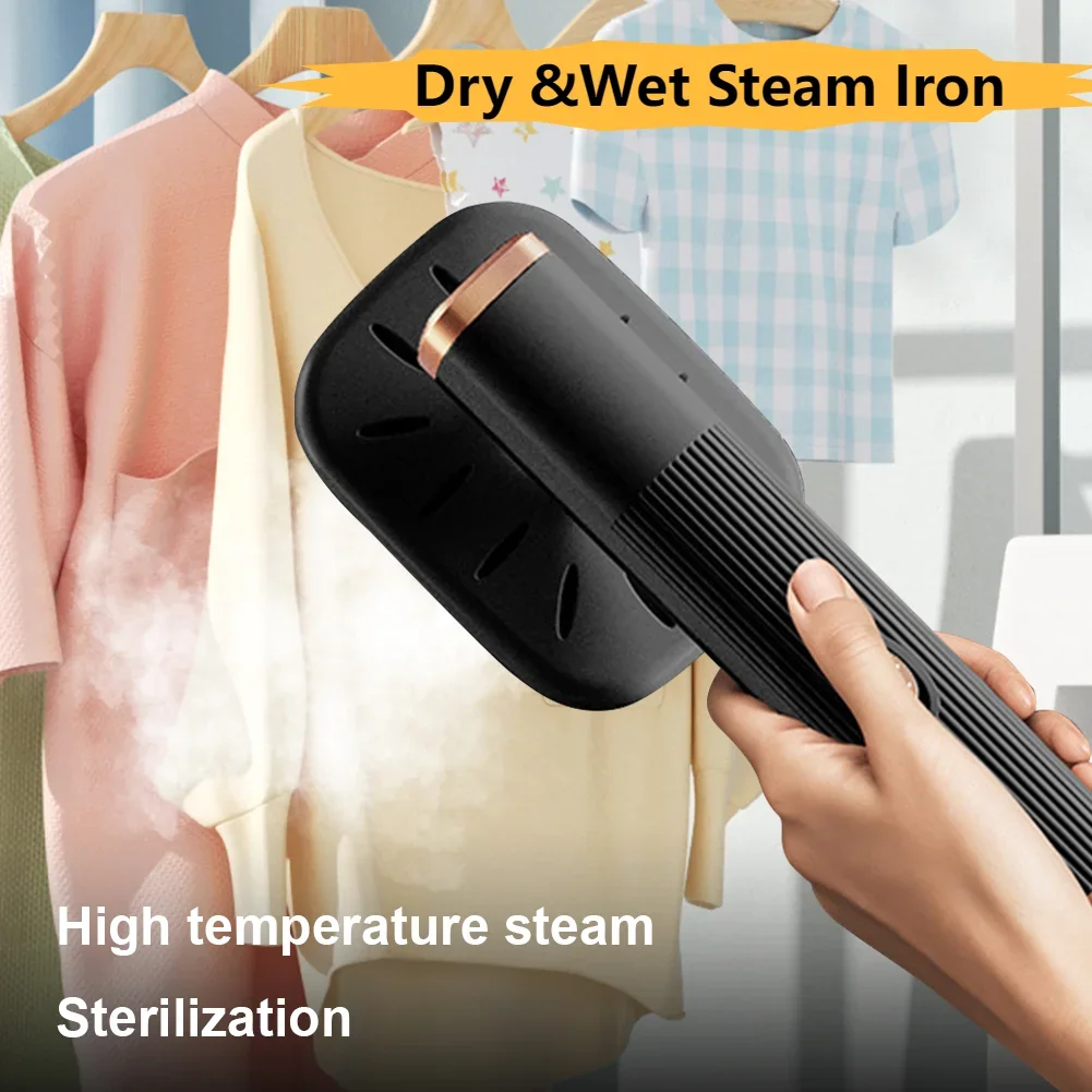 Mini Garment Steamer Steam Iron Handheld Portable Home Travelling For Clothes USB Powered 360° Ironing Wet Dry Ironing Machine