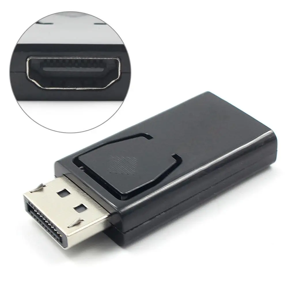 DisplayPort to HDTV-compatible Adapter Converter Display Port Male Mini DP to Female TV Cable Adapt Video For PC TV Cable