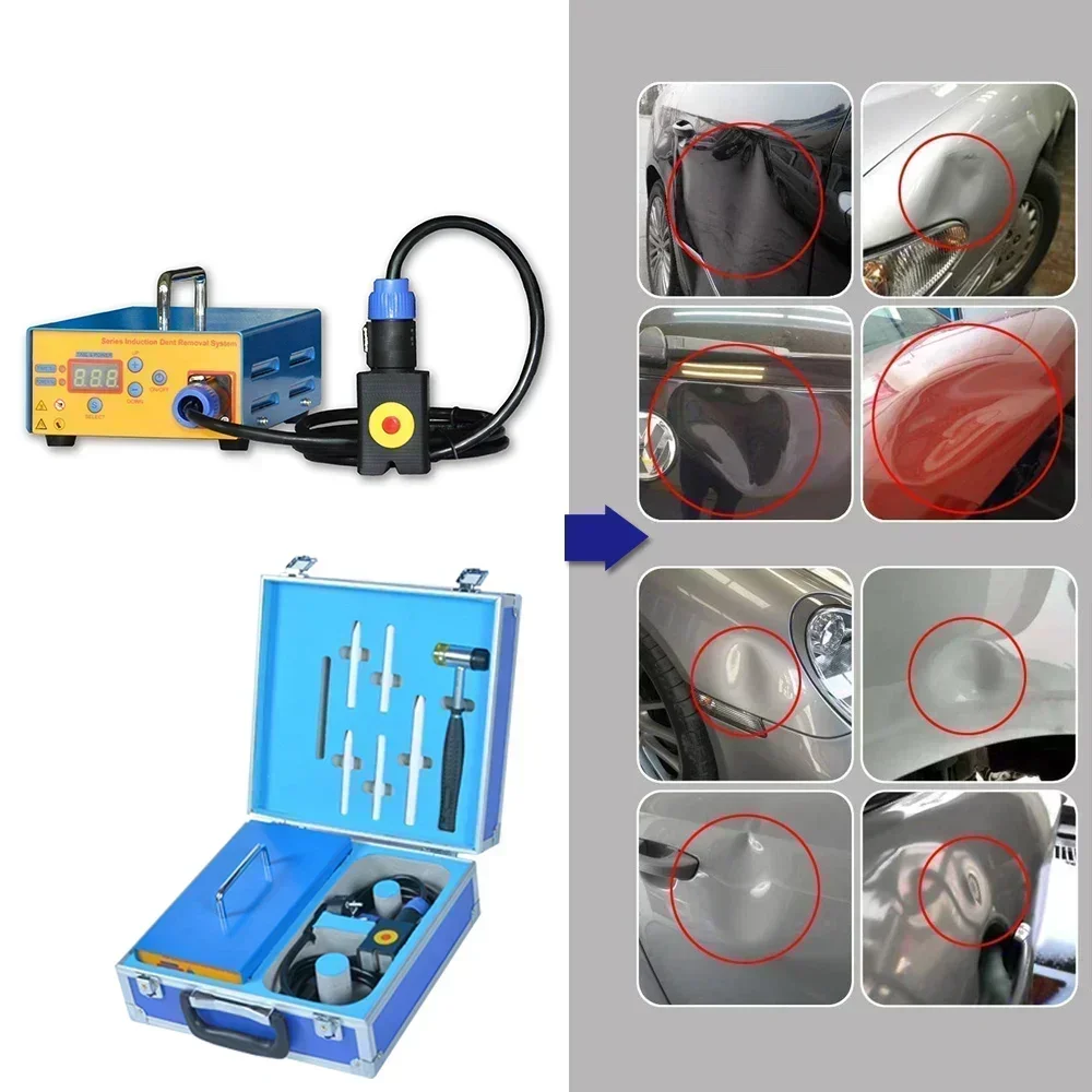 Car Metal Plate Paintless Workshop Induction Heater - Magnetic Body Puller Accessories for Auto Dent Removal (Hotbox PDR)