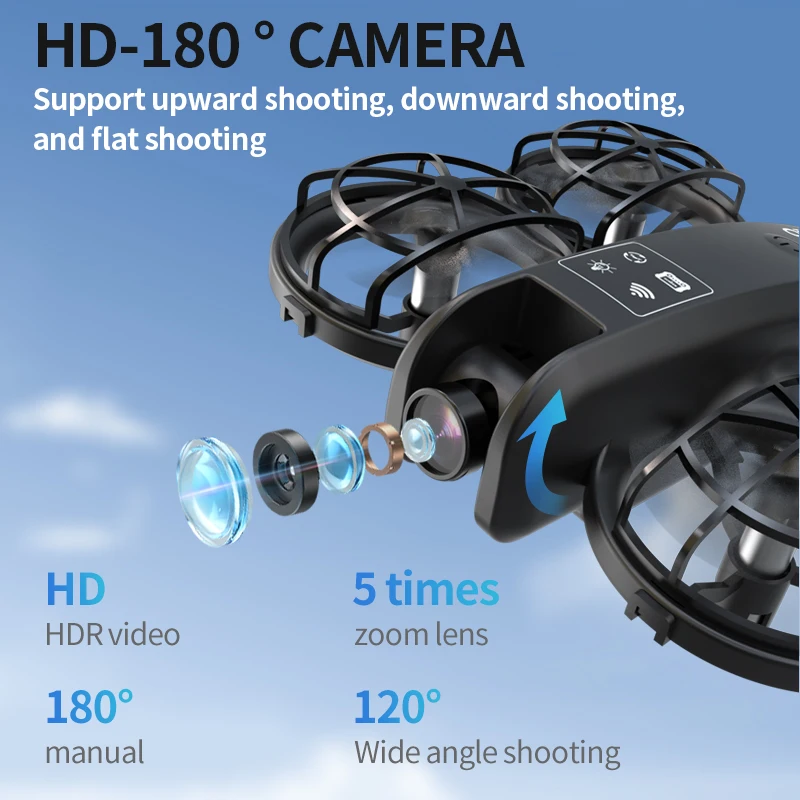 K100 MAX Mini RC Drone 8K doble antena HD fotografía flujo óptico posicionamiento evitación de obstáculos UAV Control remoto Quadcopter