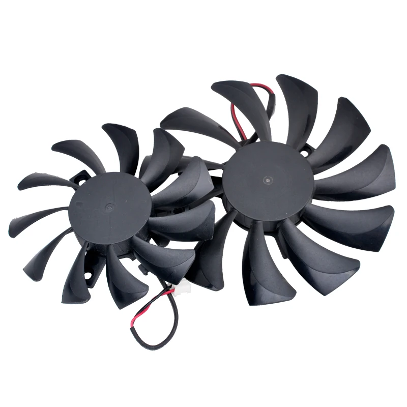 (2Pcs) Graphics Card Cooling Fan HA8010H12F-Z HA10010H12B-Z Compatible with N740 GTX730 GTX740 GTX750