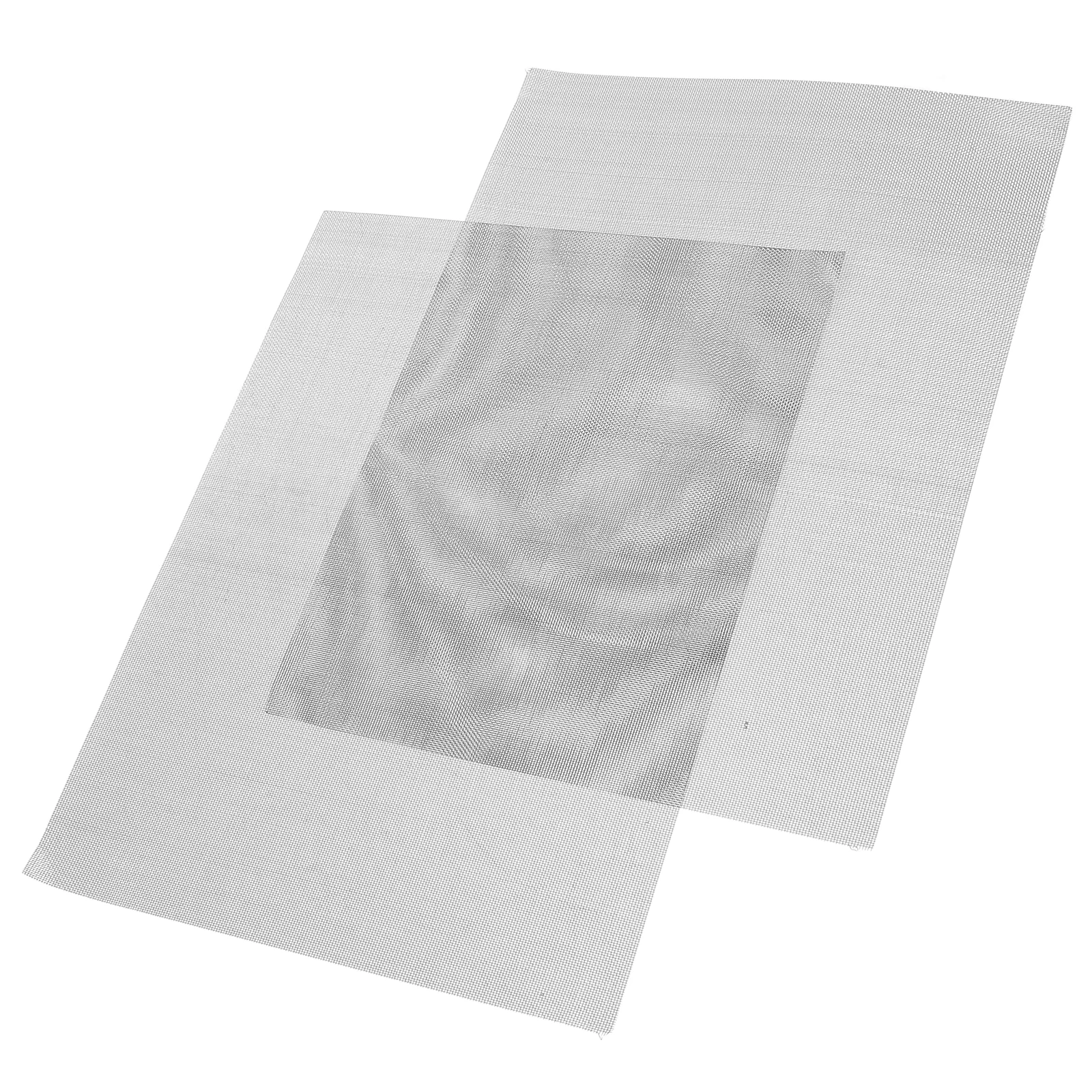 

2pcs Stainless Steel Car Bumper Kit Reinforcing For Air Vent Window Plastic Hole Crack Repair Sturdy Metal Mesh For Diy