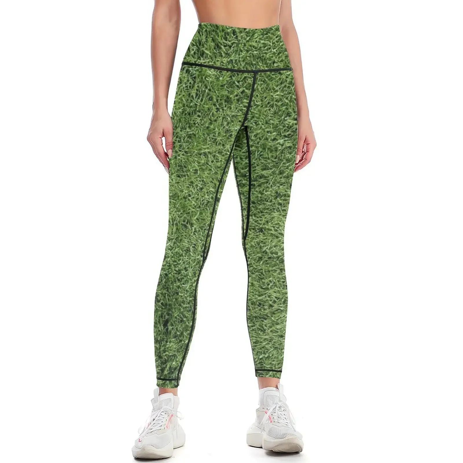 

Astroturf Lush Green Turf Grass Athletic Field Texture Leggings sport set Women sportwear sporty woman push up Womens Leggings
