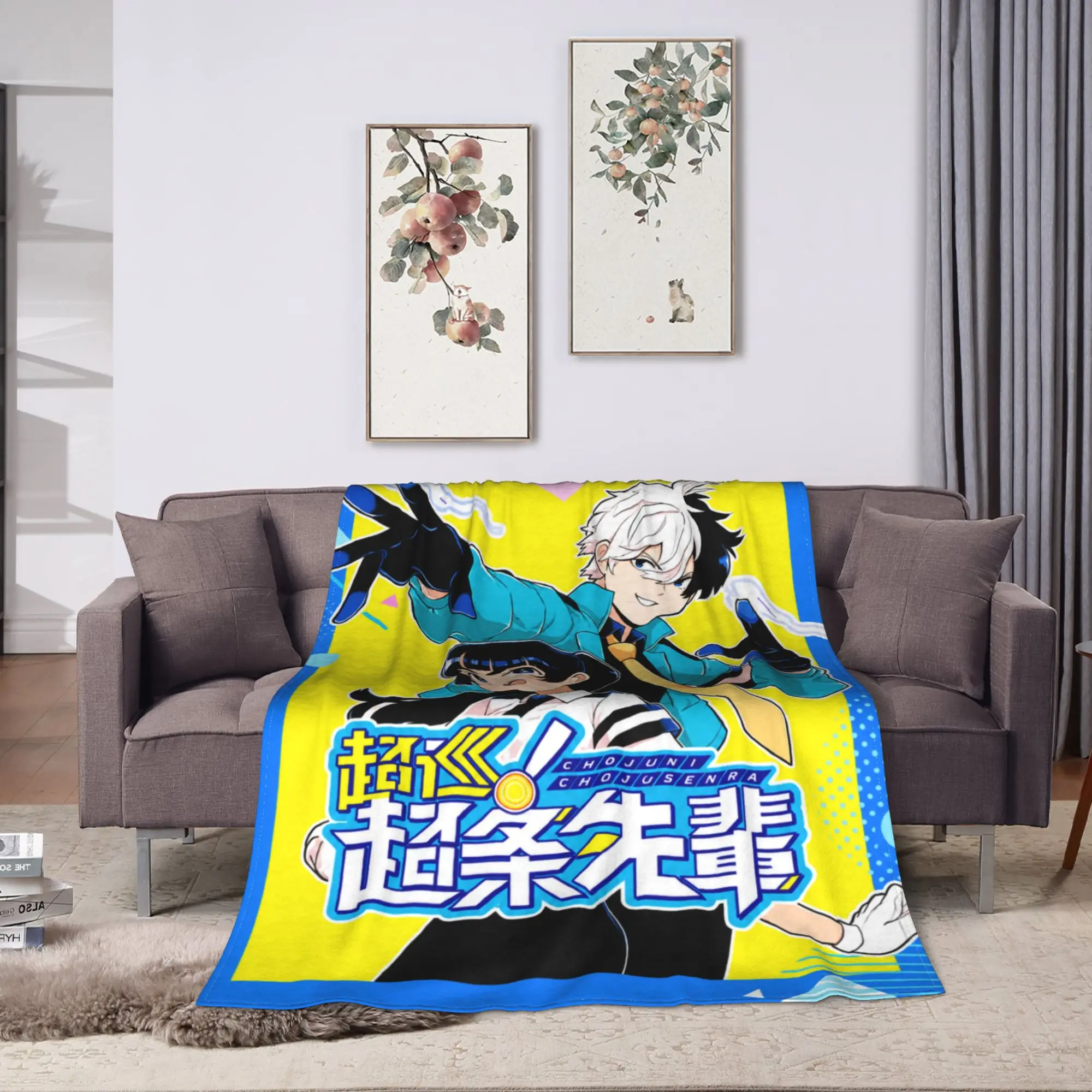 Choujun! Choujou-senpai Blanket  Airplane Travel Flannel Bedding Throws For Outdoor Warm Soft Quality Bedspread Gift Idea