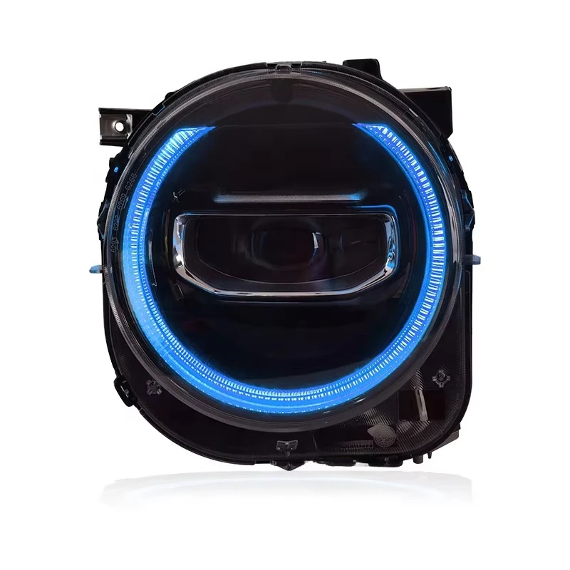 Car Styling for Jeep Renegade Headlights 2016-2021 LED Headlight LED DRL Hid Head Lamp Angel Eye Blue  Accessoriescustom