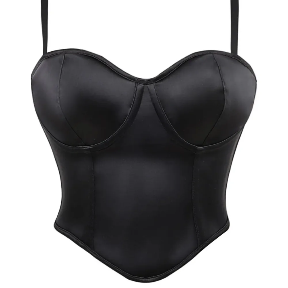 

Новый сексуальный корсет Spice Girls, топ, женское корректирующее белье, жилет на подтяжках сзади, поддержка груди, бюстье размера плюс