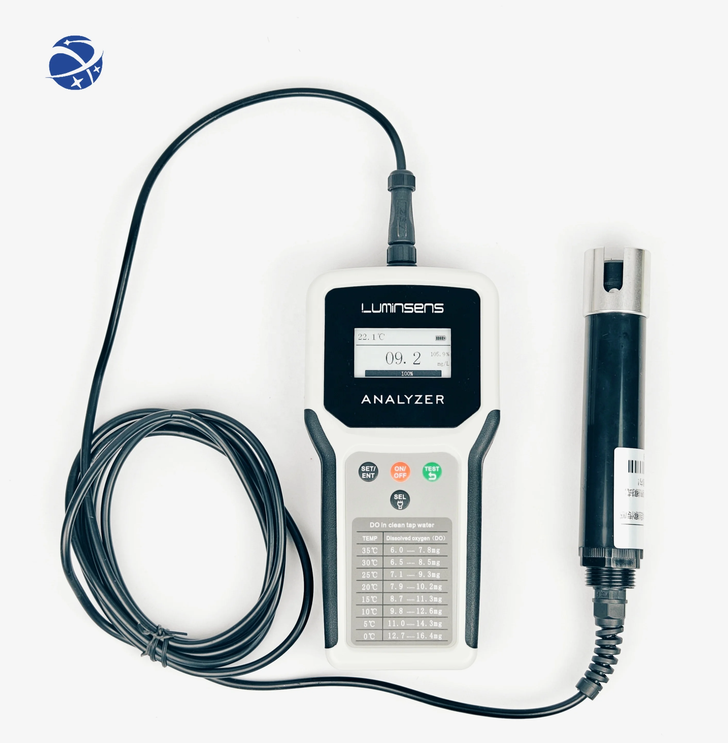 

YUNYI Chlorine dioxide Dissolved oxygen ph sensor Total phosphorus Phosphate Residual chlorine Nitrite Ammonia nitrogen analyzer