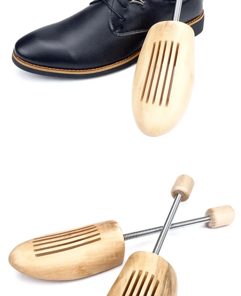 Schuhspanner aus Holz für Herren und Damen, zur inneren Stützung, verhindert Verformung, formt die Schuhe, verhindert Falten, 2 Stück. – Detail 9
