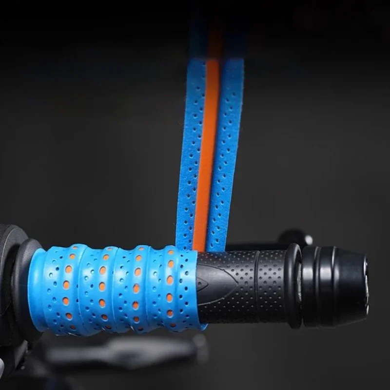 المضادة للانزلاق دراجة نارية المقود الشريط الطريق دراجة شريط الشريط بولي Bike دراجة المقود الشريط لينة المضادة للاهتزاز الشريط دراجة حماية الأشرطة #4