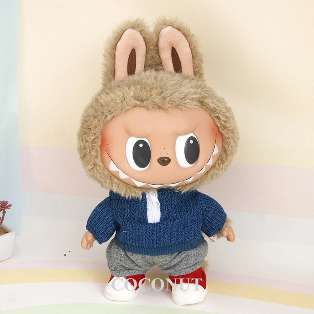 Accessoires pour poupée, vêtements, chaussures, sacs, chapeau assorti, mignon, pour poupée Labubu de 38 cm, déguisement, fête