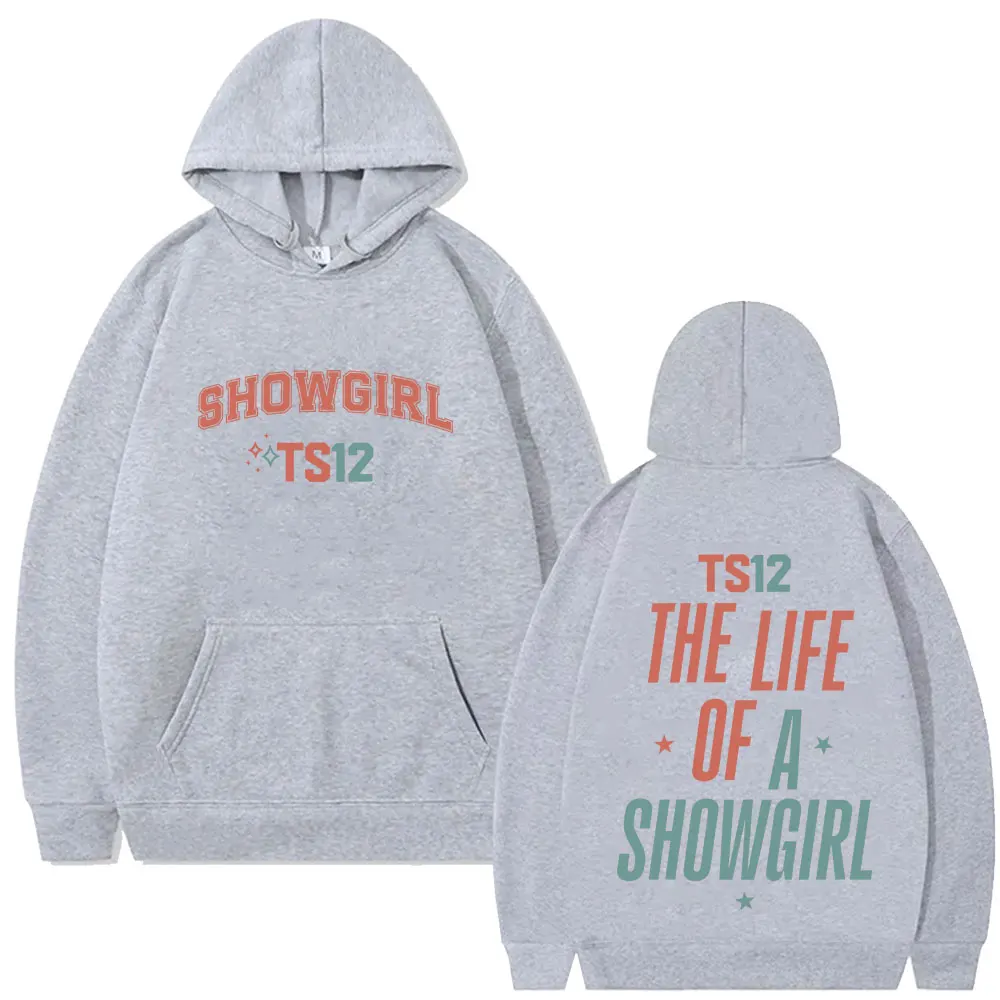 

The Life of A Showgirl Album 2025 Merch Hoodie Men Women Fashion Pop Music Streetwear Unisex Vintage Casual Oversized Hoodies