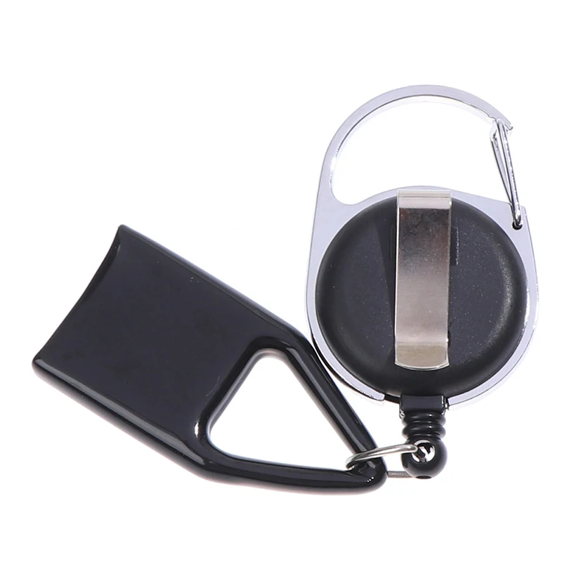 1Pcs Silicone Lighter Protective Cover With Retractable Keychain Regular Size Lighter Holder Sleeve Clip Smoking Accessories