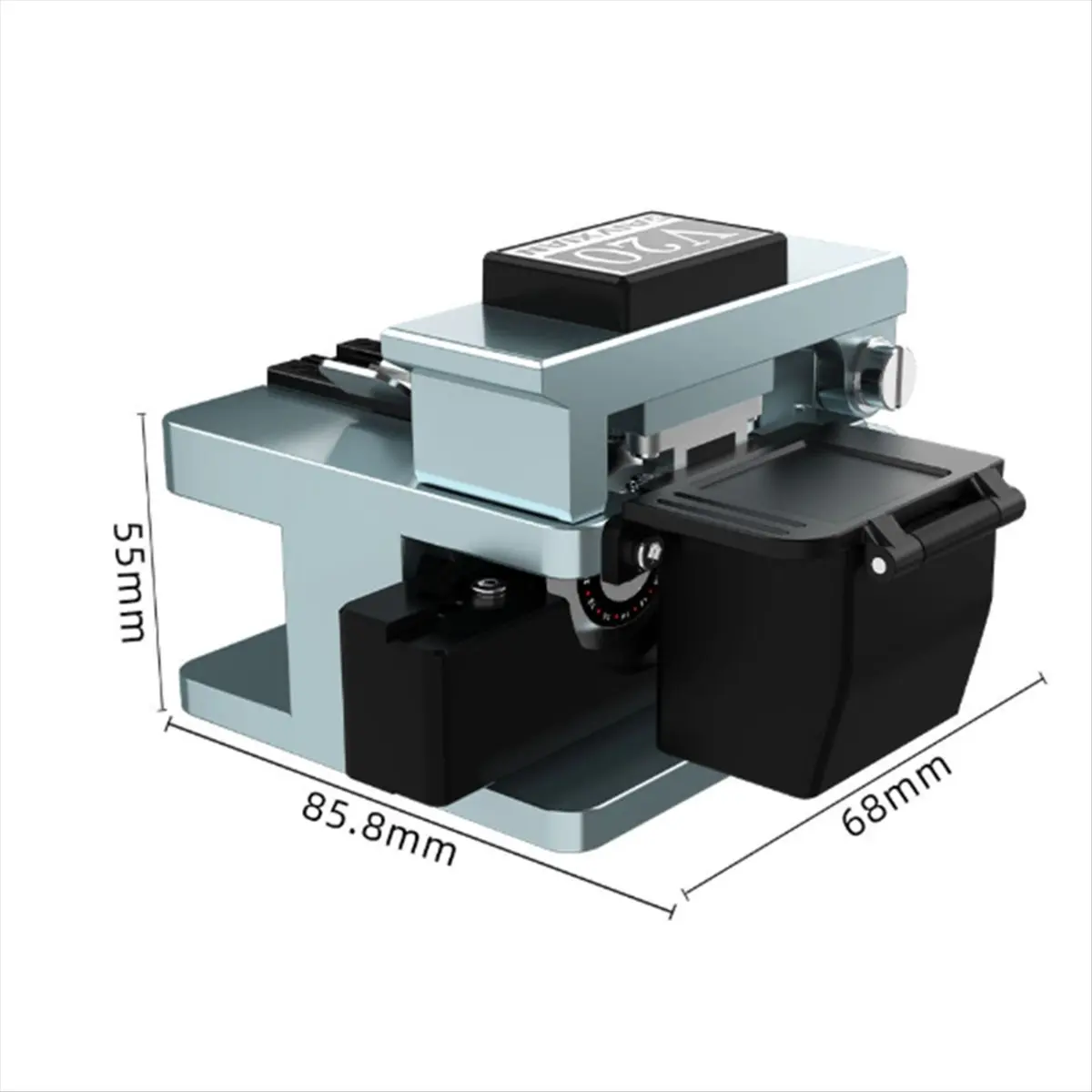 A46U SAIVXIAN V20 High Precision Fiber Cleaver Fiber Optic Cable Cutting Knife with Leather Wire Pliers FTTT Cutter Tool