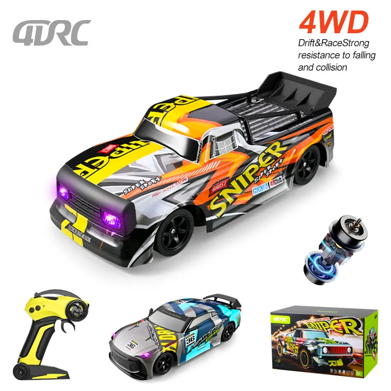 

4WD Racing RC Car Toys High Speed Remote Control Car with LED 2.4G Truck Off-Road Drift Remote Control Christmas Toys for Kids