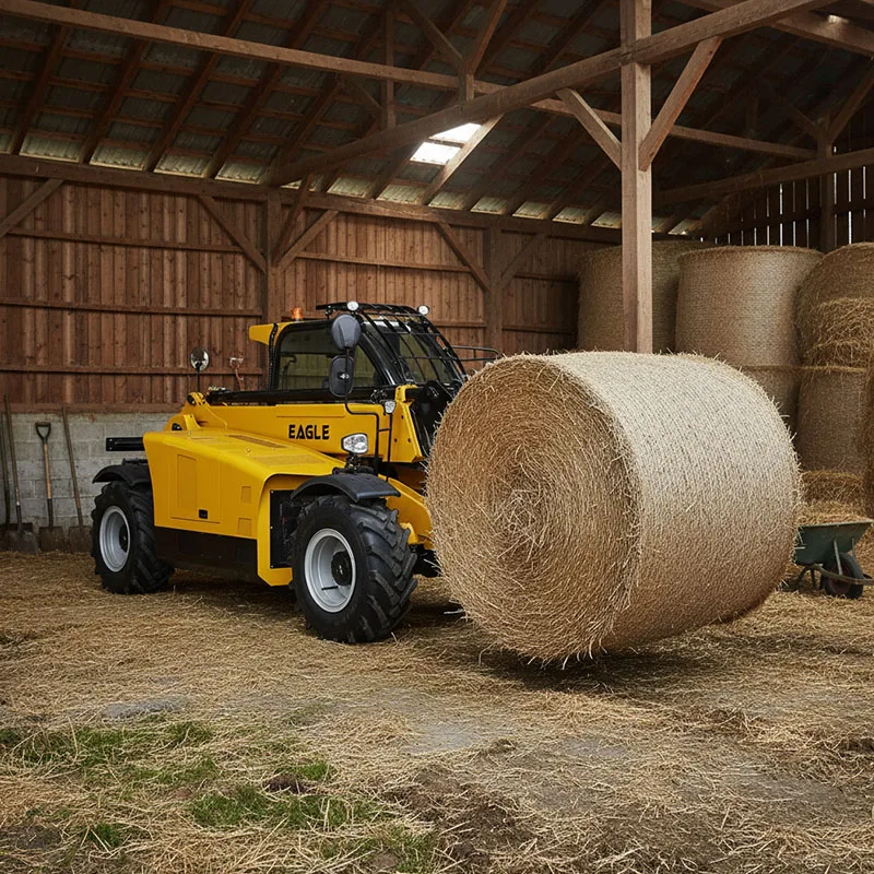 EPA Diesel Engine Telescopic Handler Forklift 4 Wheel Drive 3 Ton 4 Ton Telescopic Forklift 4WD Telehandler