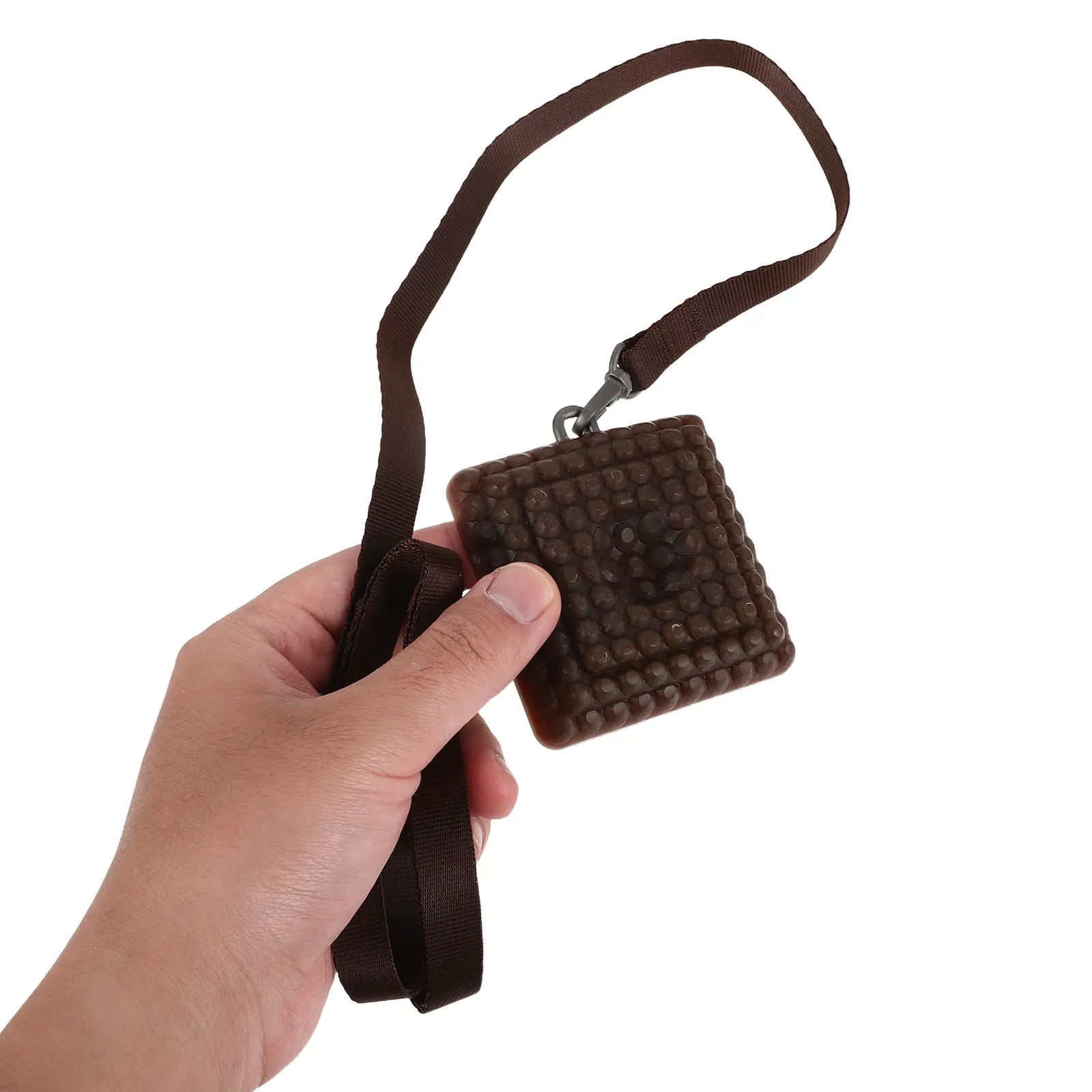 Coffee Silicone Cello Spike Stop Adjustable Strap Secure Endpin Anchor Stable Floor Grip Protector Anti Slip 2.87 Inch for Solo