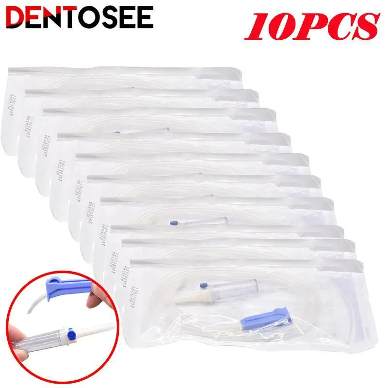 10Pcs Match Nsk Dental Implant Surgical Flushing Pipe Irrigation Tubing Dental Water Pipe Transparent Disposable Tube