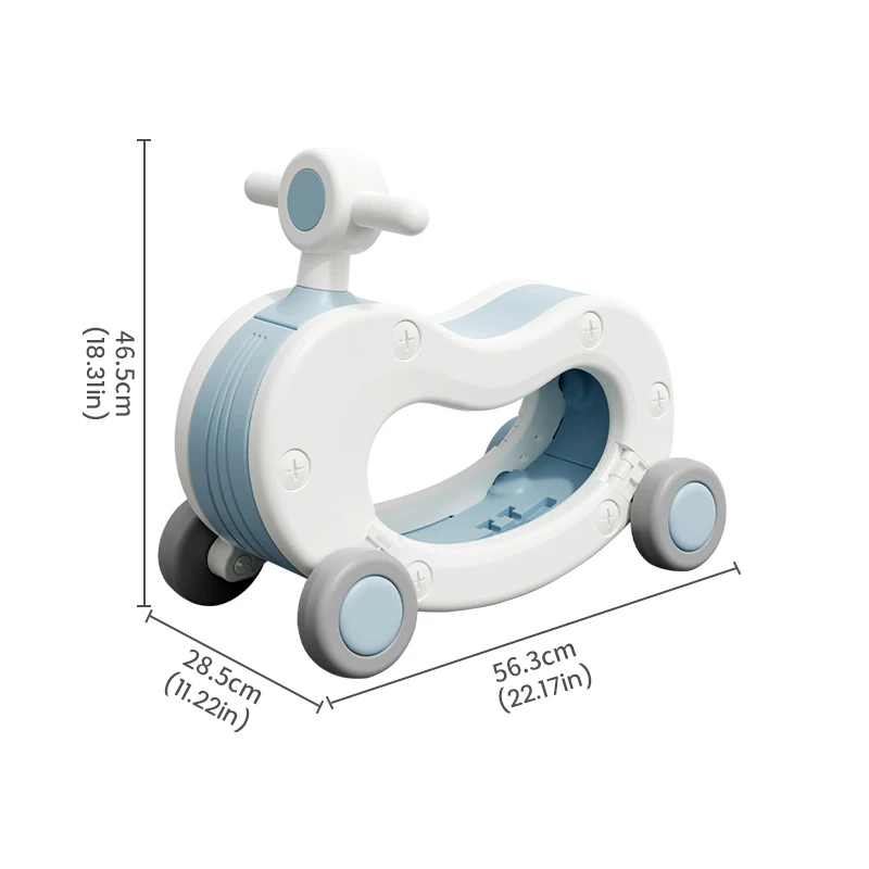 Coche de paseo 2 en 1, coche mecedora para niños, andador para bebés, paseos y rocas interiores al aire libre, coches para niños pequeños, juguetes, regalos para niños