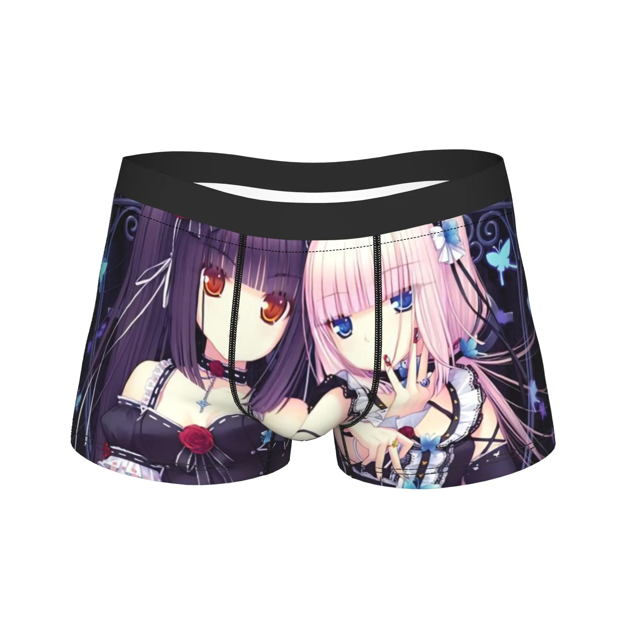 

Man Nekopara Boxer Briefs Shorts Panties Breathable Underwear Cartoon Games Homme Funny S-XXL Underpants