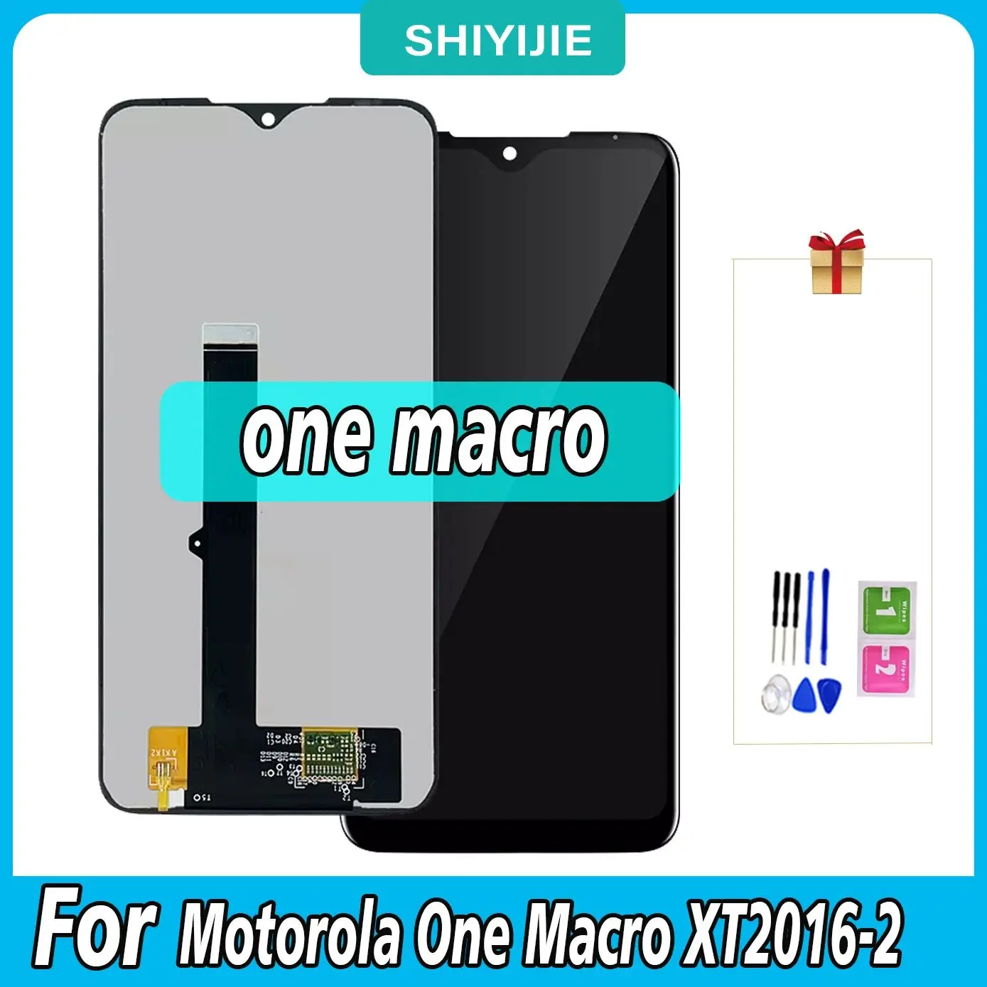 

100% Tested LCD Screen For Motorola Moto One Macro For Moto xt2016-2 Display LCD Screen Display Touch Assembly Digitizer