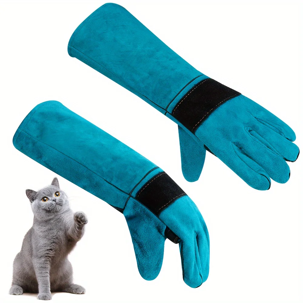 

Anti bite and scratch training gloves, suitable for dogs, cats, birds, snakes, lizards, etc