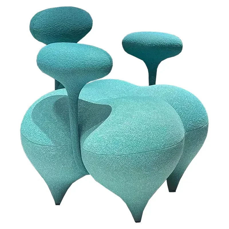 Silla con globos mágicos de lujo ligera, silla de ocio creativa y sencilla, sofá individual para sala de estar, muebles de sala de estar de moda