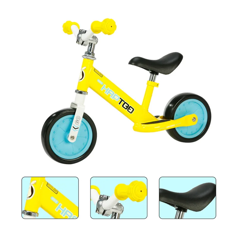 7 pollici ruota solida bambini equilibrio bici ad alto tenore di carbonio telaio in acciaio senza pedale Baby Balance Bike