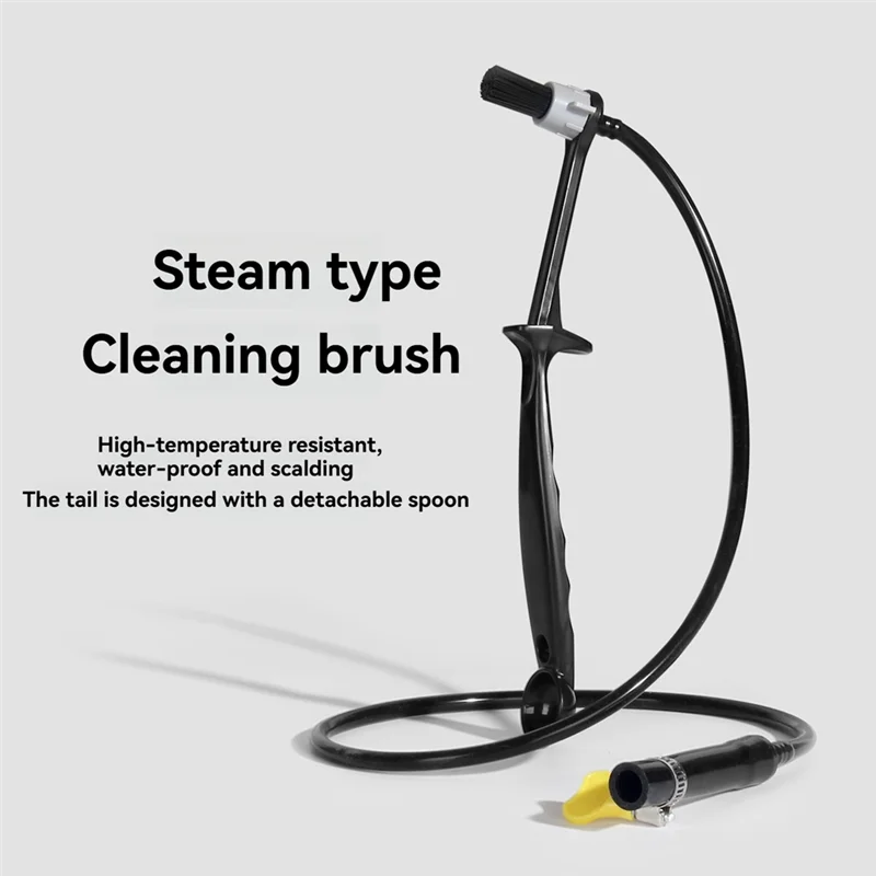 A74G-Steam Cleaning Brush For Espresso Coffee Machine Brewing Head To Remove Grease And Dir Anti-Scalding Detachable