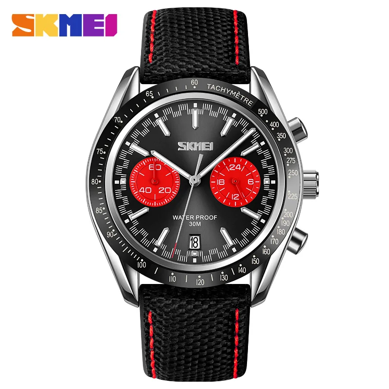 

Watches Men Top Brand Luxury Casual Leather Quartz Men's Watch Clock Male Sport Waterproof Date Chronograph SKMEI Reloj Hombre