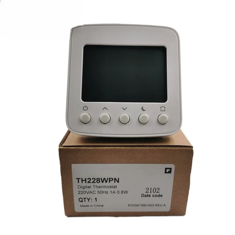 

Digital Display Digital Thermostat TH228WPN Large LCD Floor Heating Plumbing Panel Switch Engineering