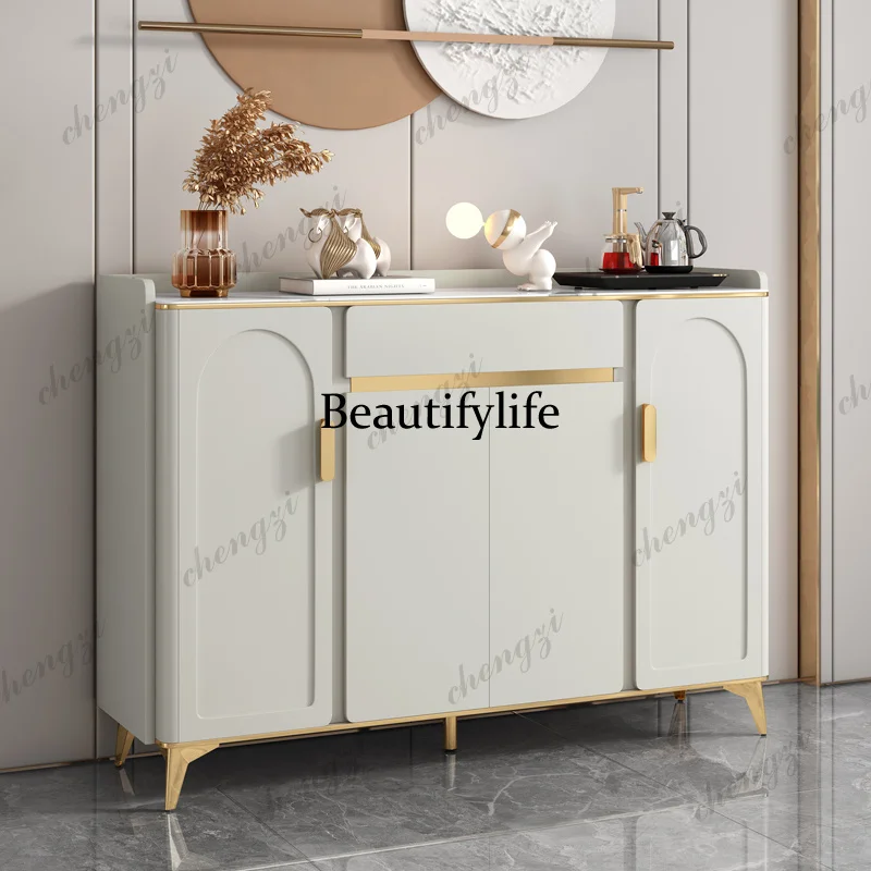 Style Minimalist Shoe Cabinet Organizer Style Corridor Entryway Shoe Cabinet Wooden Storage Zapatera