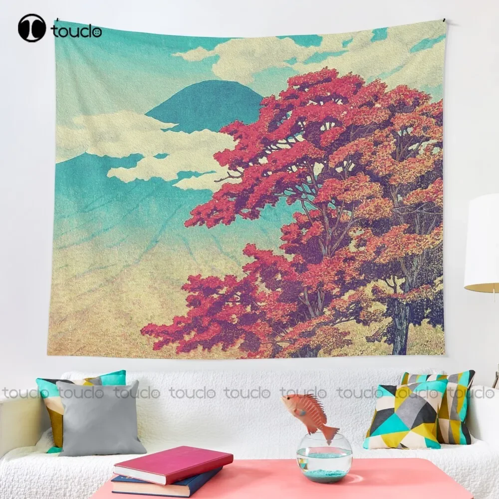 The New Year In Hisseii Kijiermono Ukiyo E Ukiyoe Japan Japanese Tapestry Blanket Tapestry Bedroom Bedspread Decoration