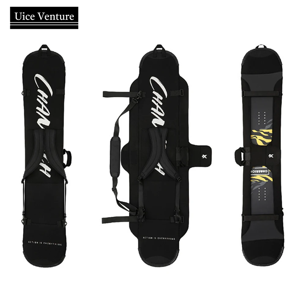 Ski Snowboard Bag Monoboard Plate Protective Case Scratch-Resistant Backpack Skiing Snowboards Skis Carry Bag