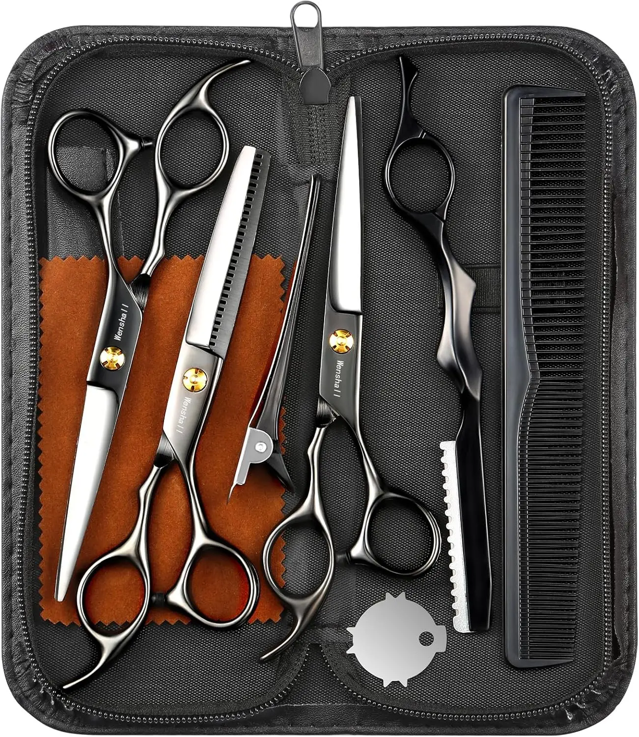 

Professional Hair Cutting Scissors 6.89 Inch Barber Salon Thinning Shears Multifunctional Tool for Christmas Gifts