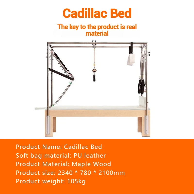 Cadillac Bed Semi elevated Core Bed Commercial Home Yoga Pilates Sports Fitness Equipment Training Bed