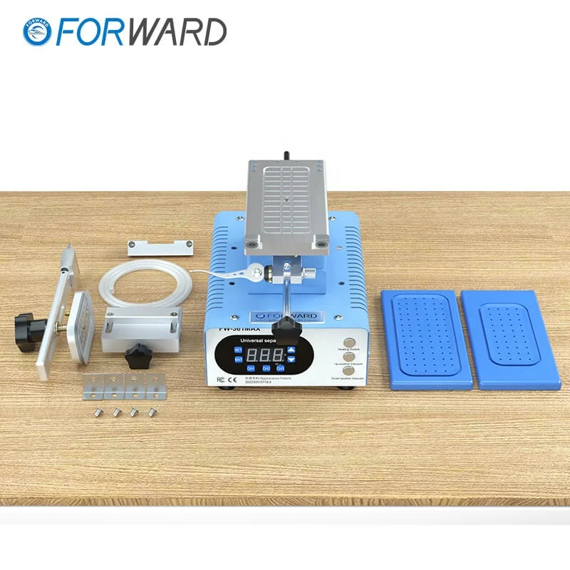 FORWARD FW-361Max 7 In 1 Mid-Frame Removal Separator Machine With 370 Rotary Vacuum Platform For Phone Glass Repair Separate