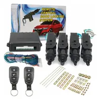 Car Power Door Lock Kit DC 12V Car Door Lock Actuator Vehicle Anti-Theft Alarm Keyless Entry System