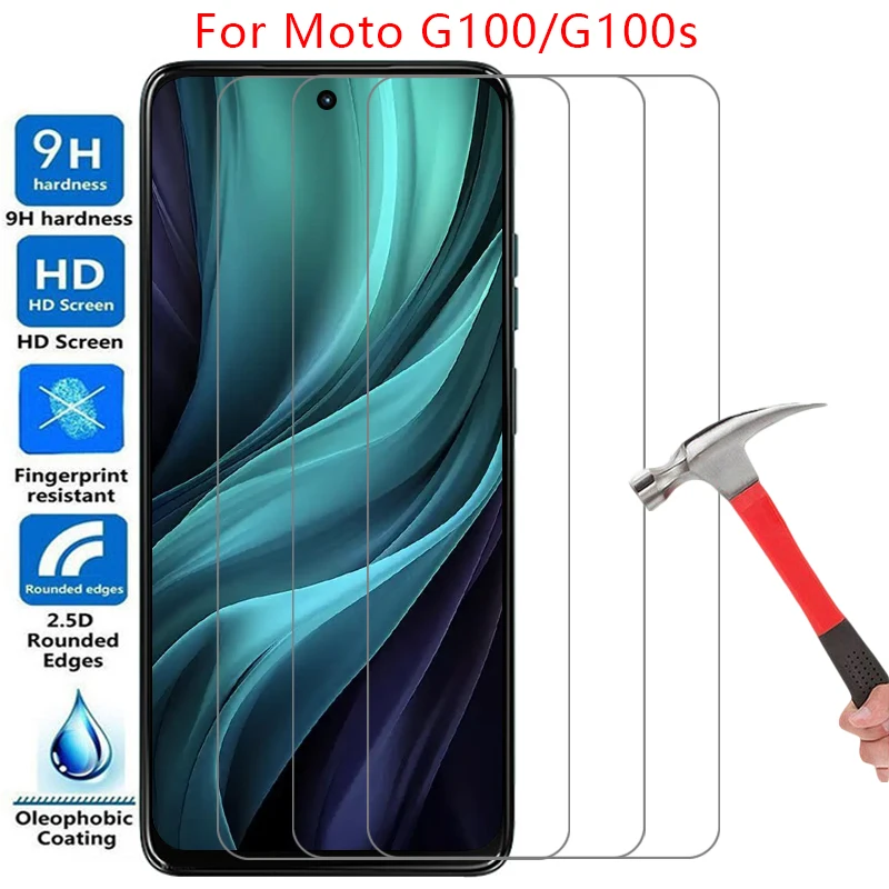 Protector de pantalla para Motorola Moto G100 G100S, cristal templado protector para Moto G100, Moto G 100 S, 100S, 100G, GS100, película 2025