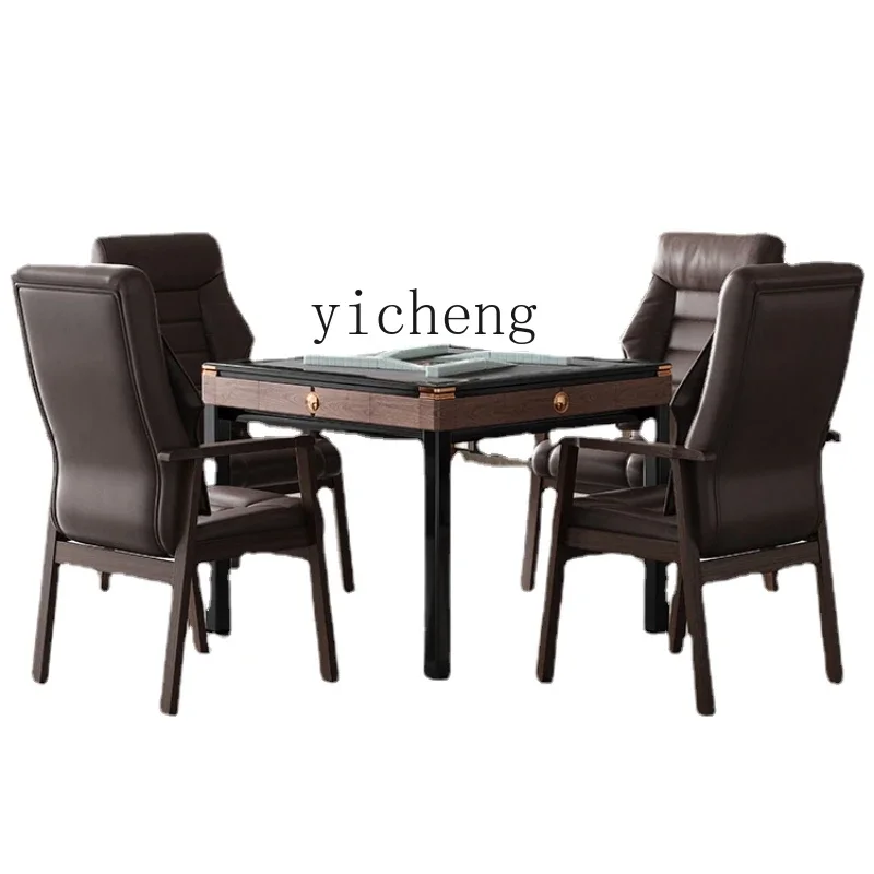 

Xl Automatic Dining Table Dual-Use Electric Mahjong Table Home Apparatus Hemp Bass Imitation Solid Wood