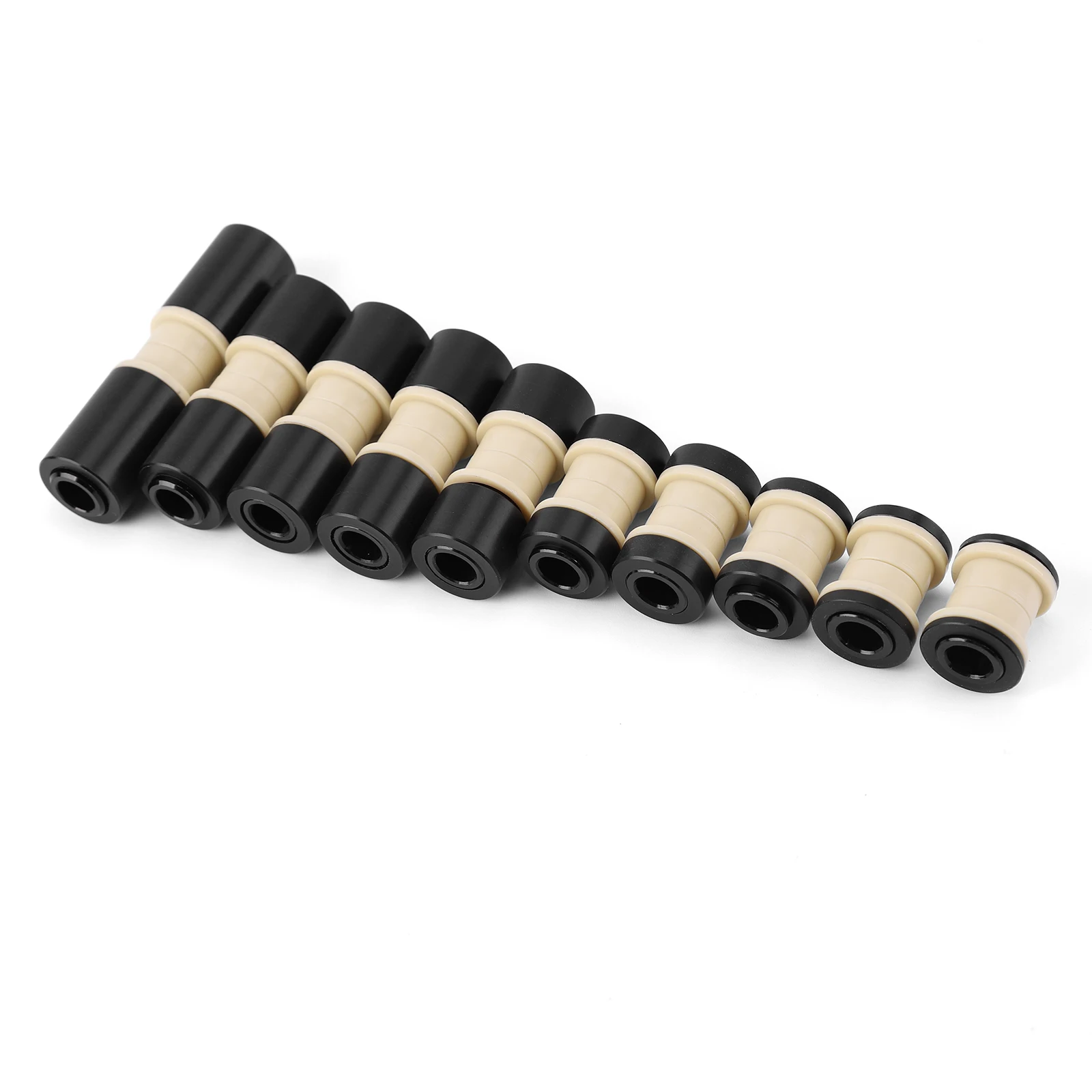 MTB Rear Shock Mounting Hardware Reusable Rear Shock Bushing DU Kit for Improved Mountain Bikes DH Suspension System