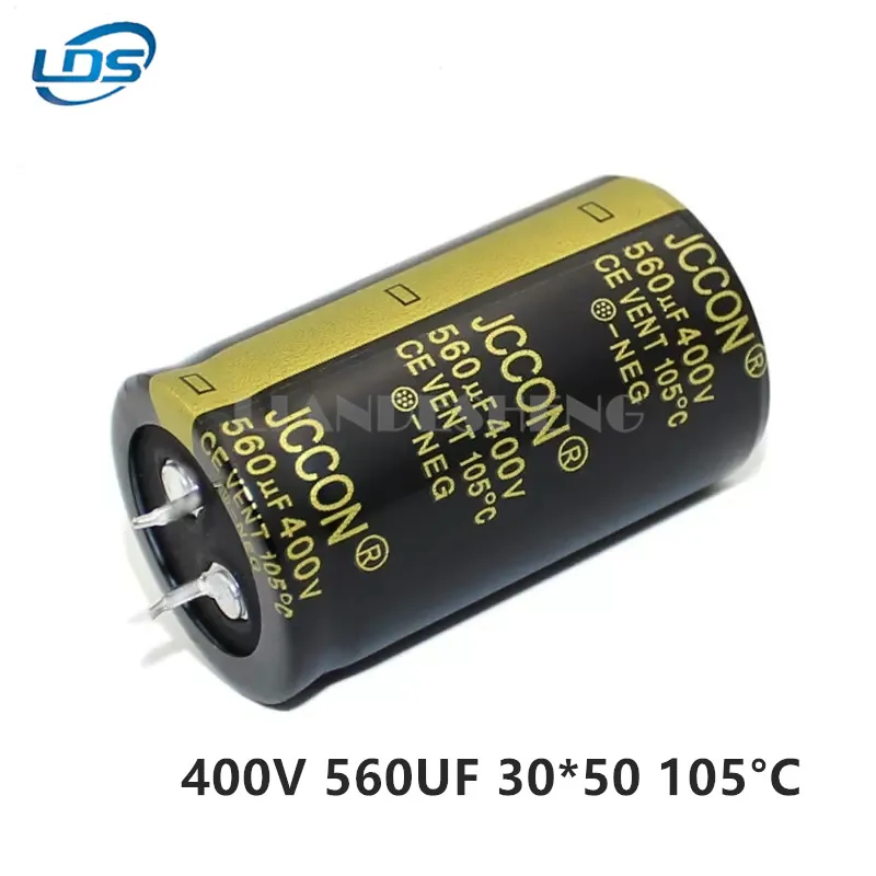 

1pcs 400v560uf 400v JCCON Converter inverter welder New electrolytic capacitor 30x50