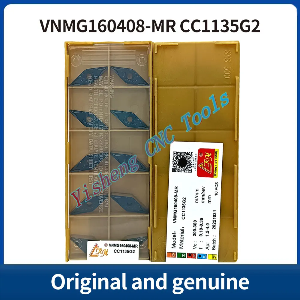CRM VNMG160404-CMA VNMG160408-CMA VNMG160404-MR VNMG160408-MR CP2025TS CC1135G2 Rautenförmige CNC-Drehmesser