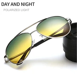 Night Vision glasses Driving Sunglasses Polarized Anti Glare HD Yellow Tinted UV400 Eye Protection Aviators Sunglasses