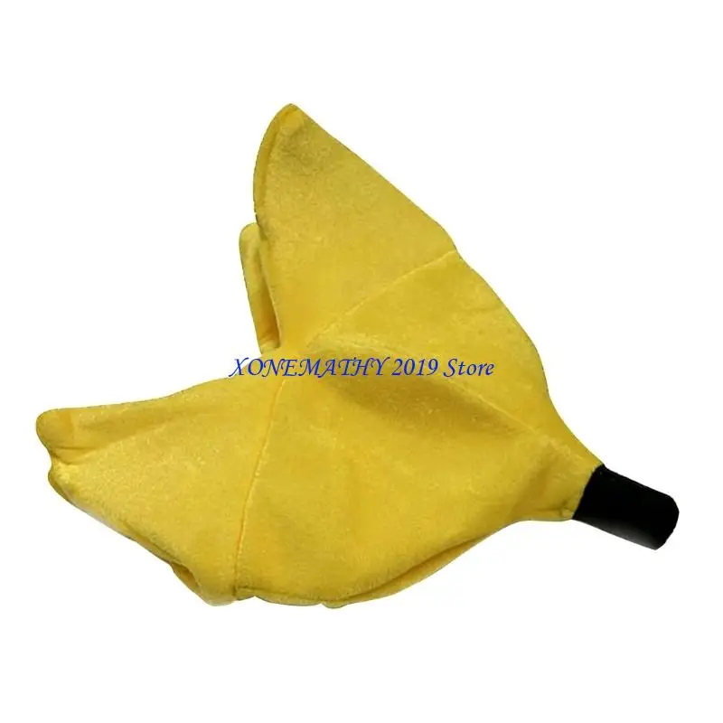 

F42F Breathable Banana Peels Cap Cosplay Headgear For Halloween Party Theater Shows