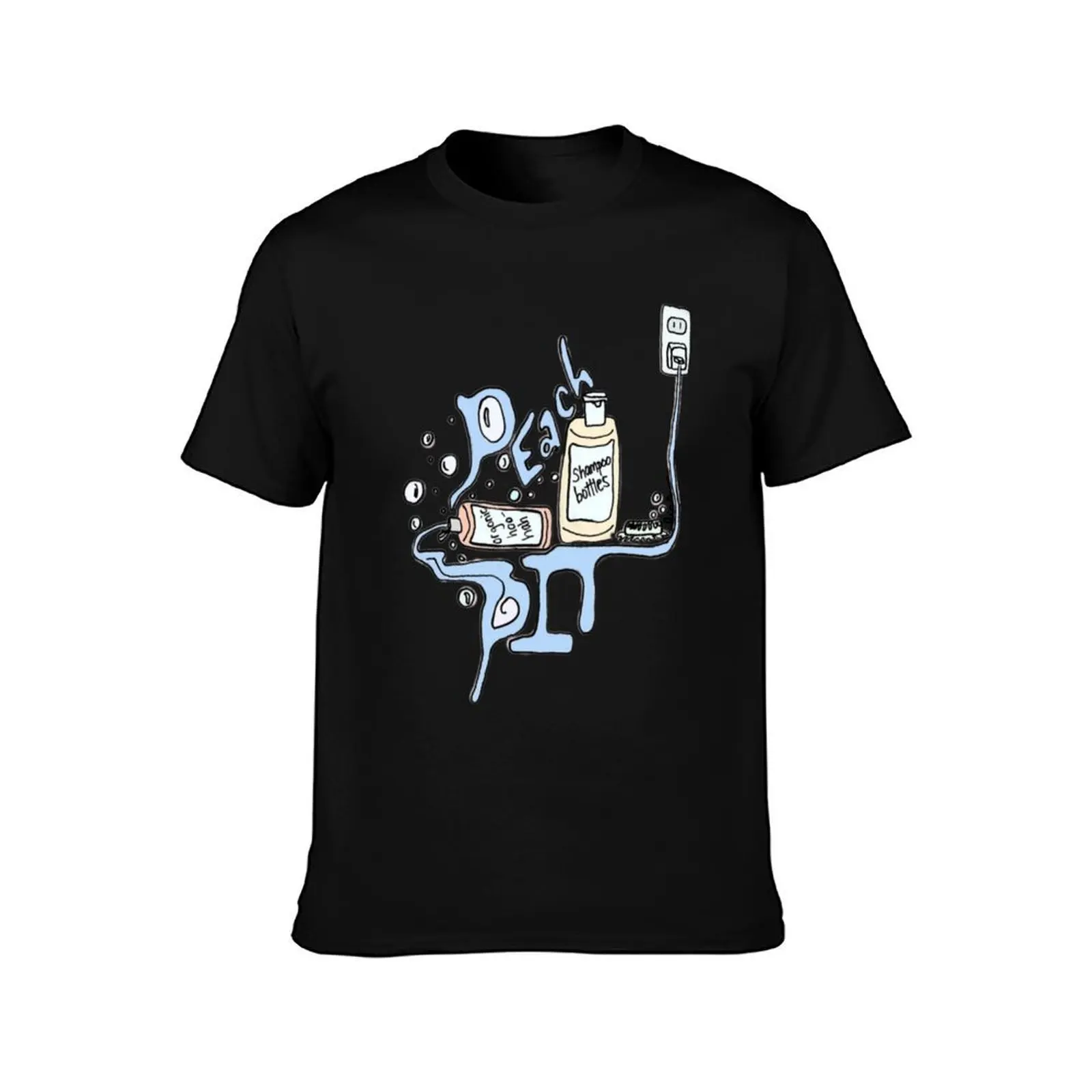 PEACH PIT: SHAMPOO BOTTLES (original, colour) T-Shirt t shirts designer T-Shirt