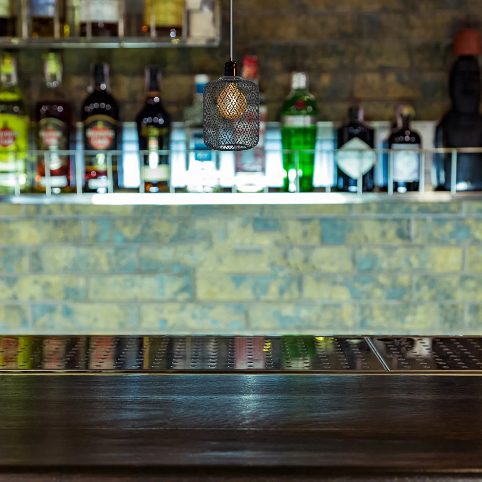 

Изысканный металлический абажур-клетка из железной сетки в винтажном стиле, подвесной светильник для гостиной, спальни, декора отеля