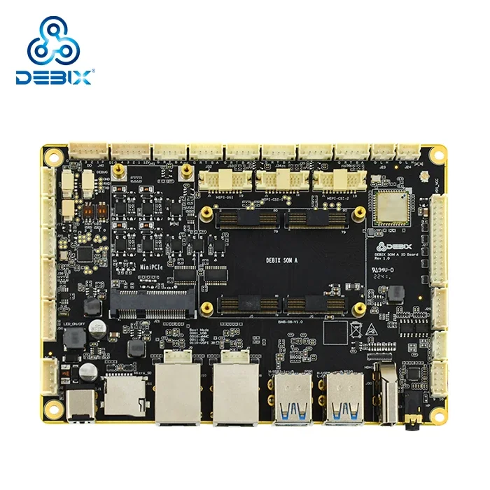 4Lane MIPI DSI (2*10Pin/1.25mm pin header) carrier board for imx8m plus core board android motherboard type io board