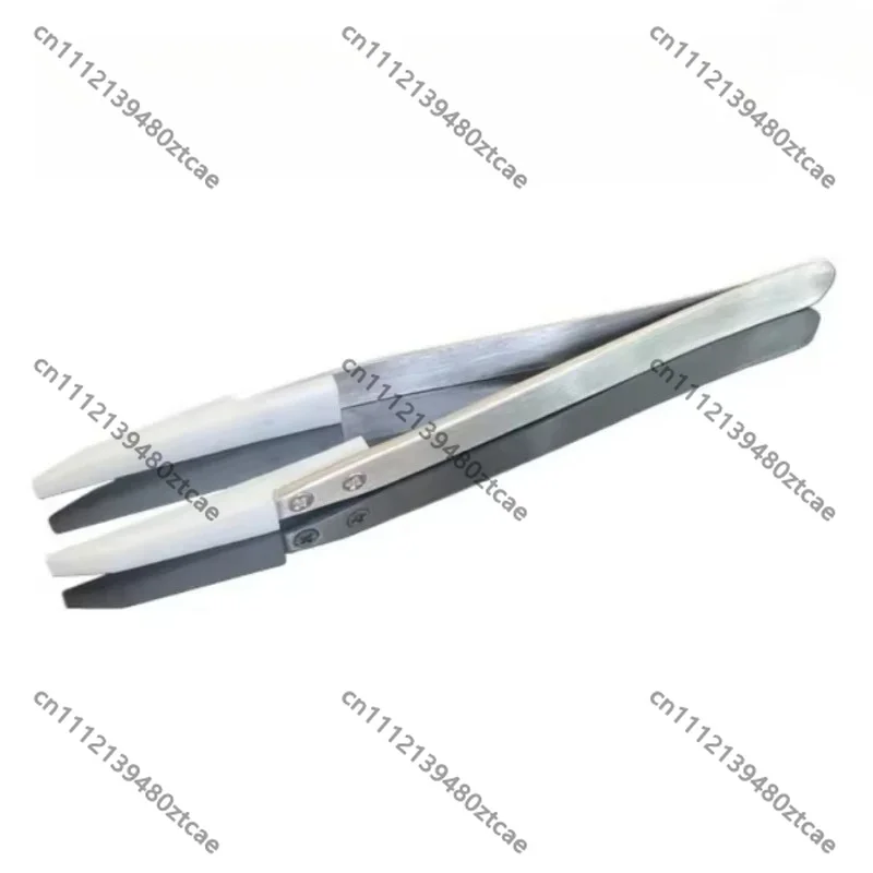 Anti-static PTFE Tweezers High Temperature Acid Alkali Resistant Laboratory Experiment Holding Forceps Tools