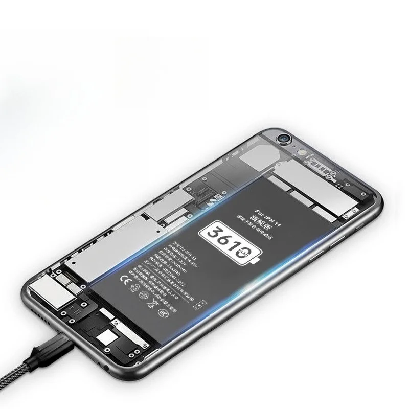بطارية SuperMax بقدرة 4770 مللي أمبير في الساعة لهاتف آيفون 14/14 Pro/14 Plus/14 Pro Max A2649/A2885/A2886 بسعة 2X و600+ دورات