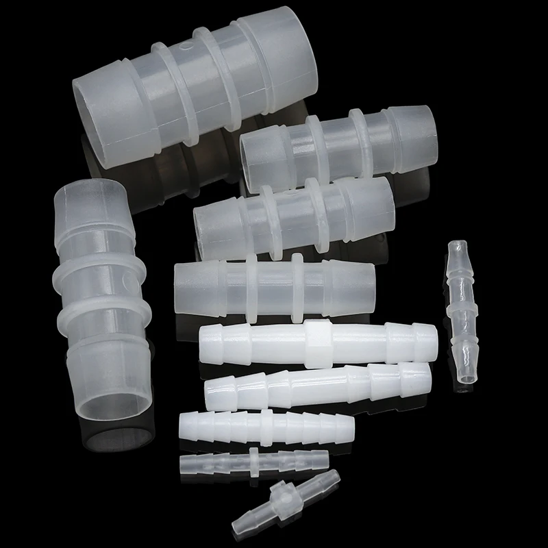 

10/20/50pcs Pagoda Plastic Hose Joint Straight Type Accessories Pipe Hose Connectors 1.6 2.4 3.2 4 4.8 5.6 6.4 8 9.5 10 mm